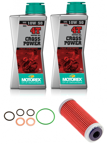 KTM500 EXC-F'17-26 Full Synthetic Oil Change Kit